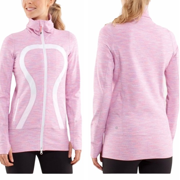 lululemon athletica Jackets & Blazers - LULULEMON Stride Wee Stripe Jacket Pink Purple 6